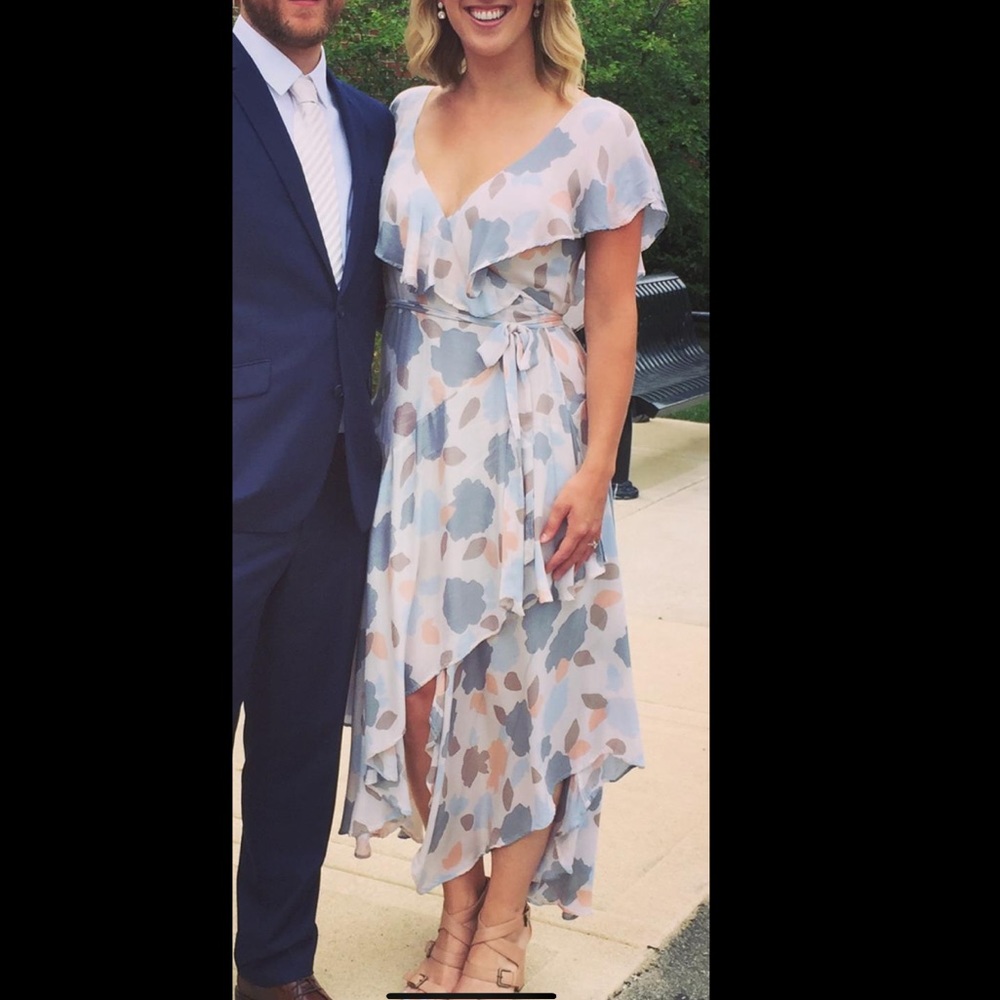 Free people flounce wrap dress